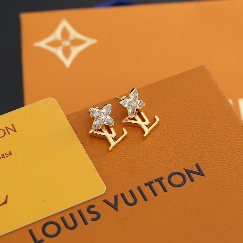Louis Vuitton Iconic Crystal Earrings - 18K Gold