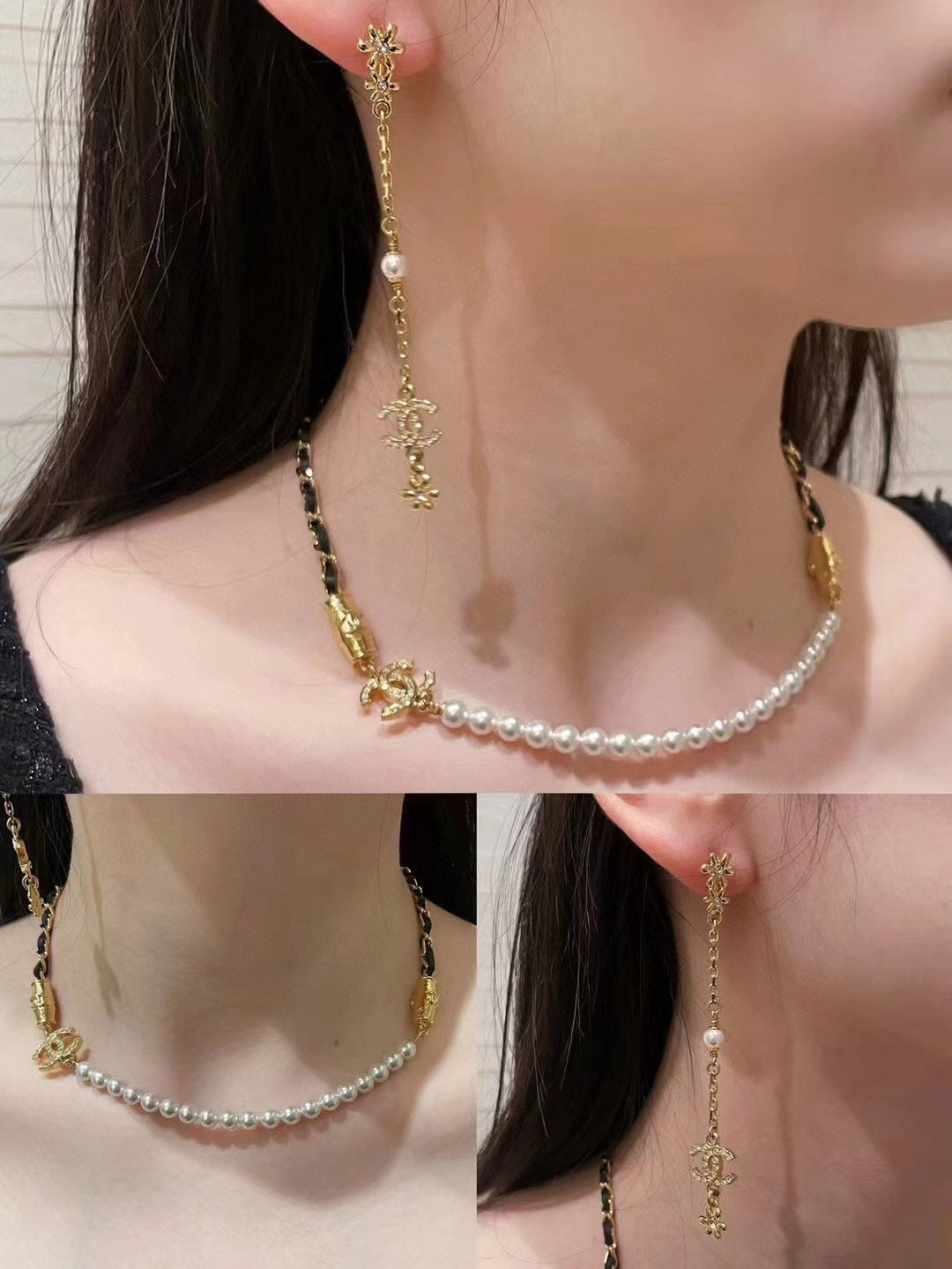 Chanel Pearl Chain Necklace