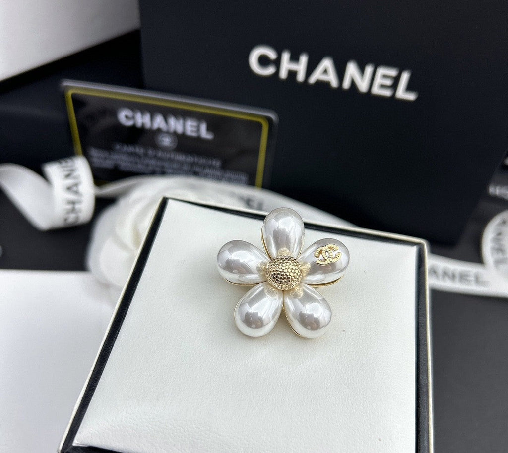 Chanel Pearl Brooch