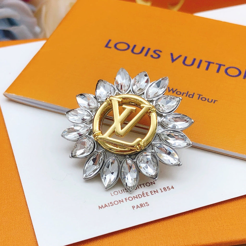 Louis Vuitton Sunflower Brooch