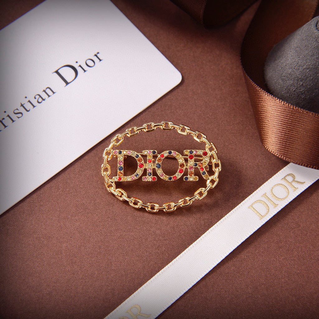 Dior Revolution Color Crystal Brooch