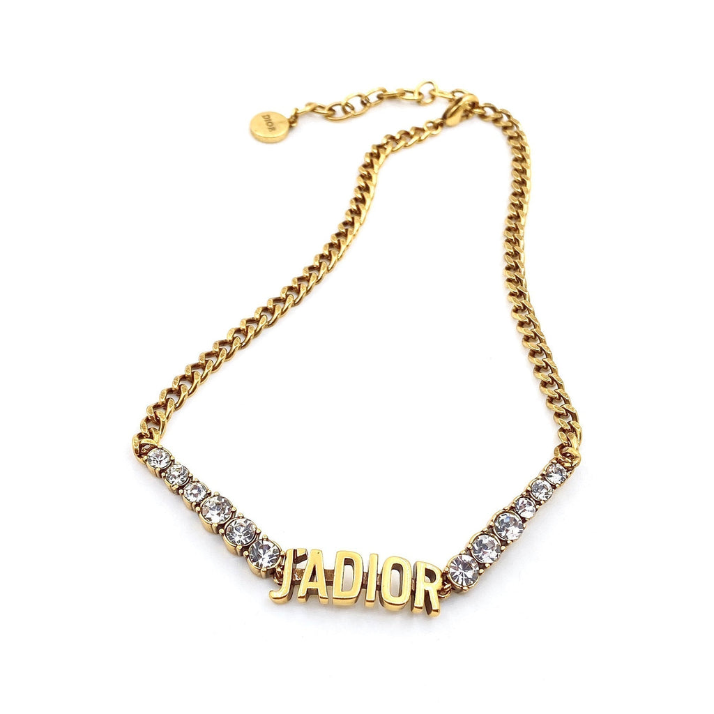 Dior J'adior Crystal Choker Necklace