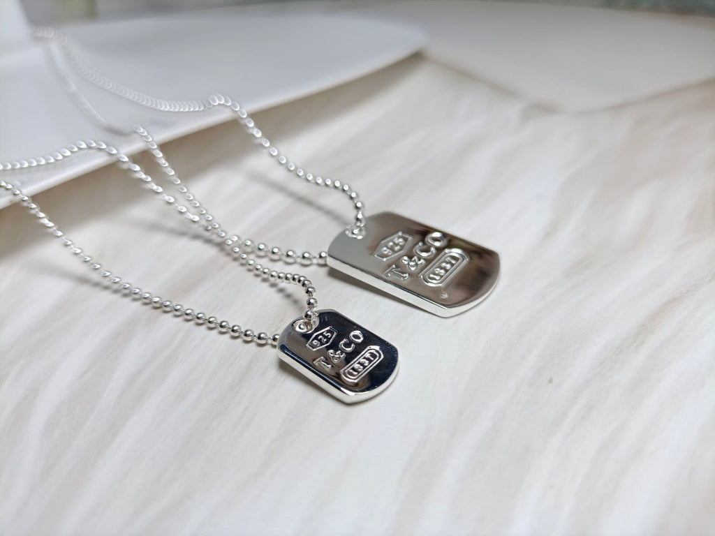 Tiffany 1837 Tag Pendant Necklace