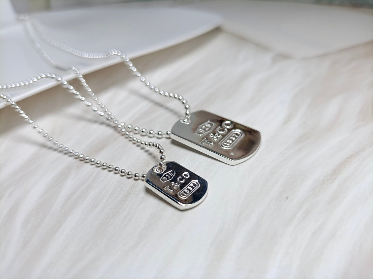Tiffany 1837 Tag Pendant Necklace