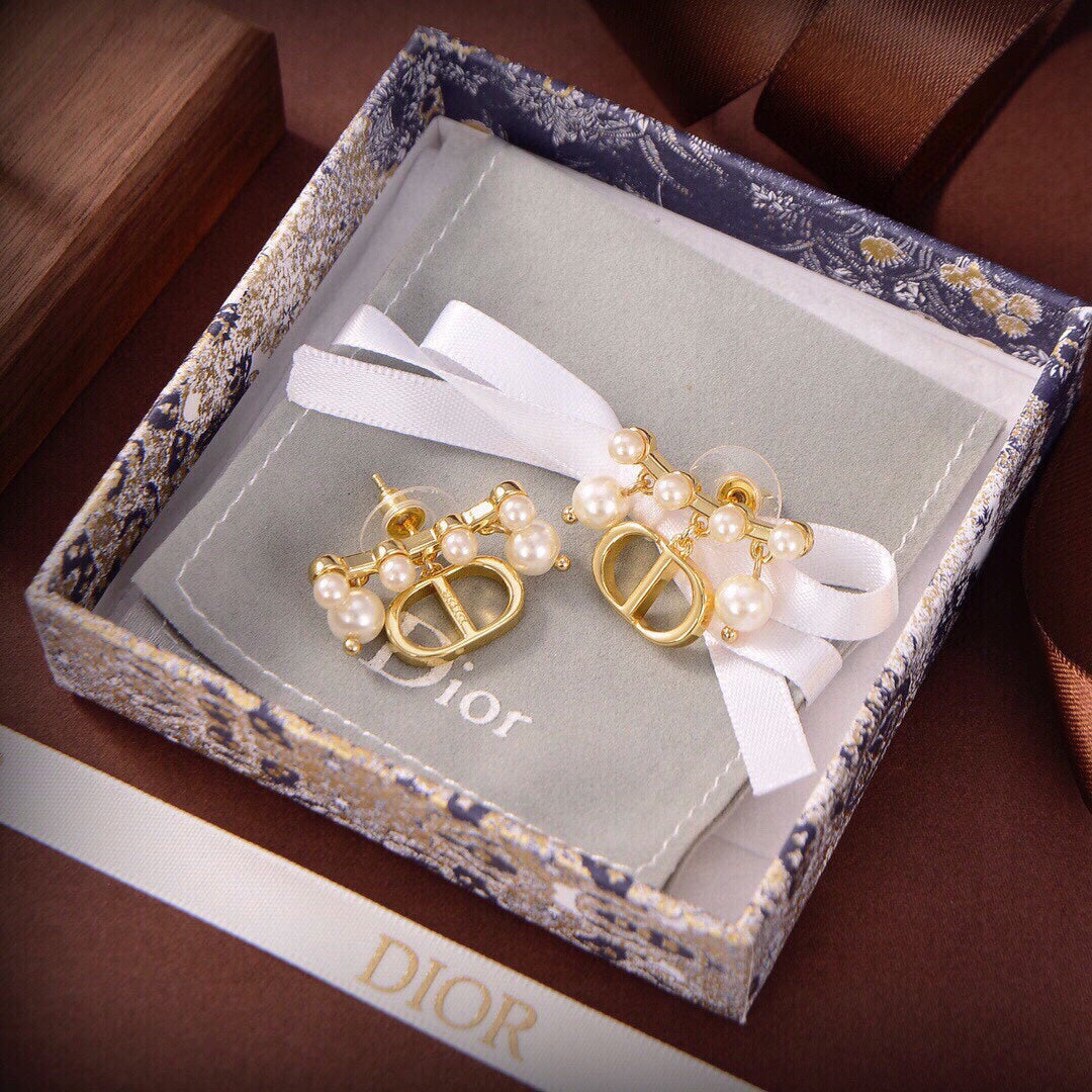 Dior Tribales Pearl Earrings