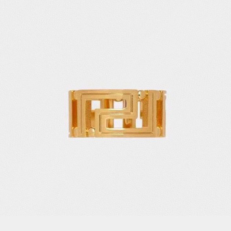 GRECA Ring - 18K Yellow Gold