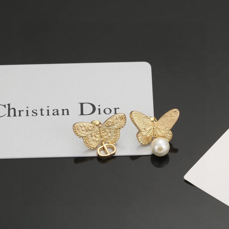 Dior Butterfly Earrings