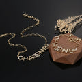 Chanel Script Chain Necklace