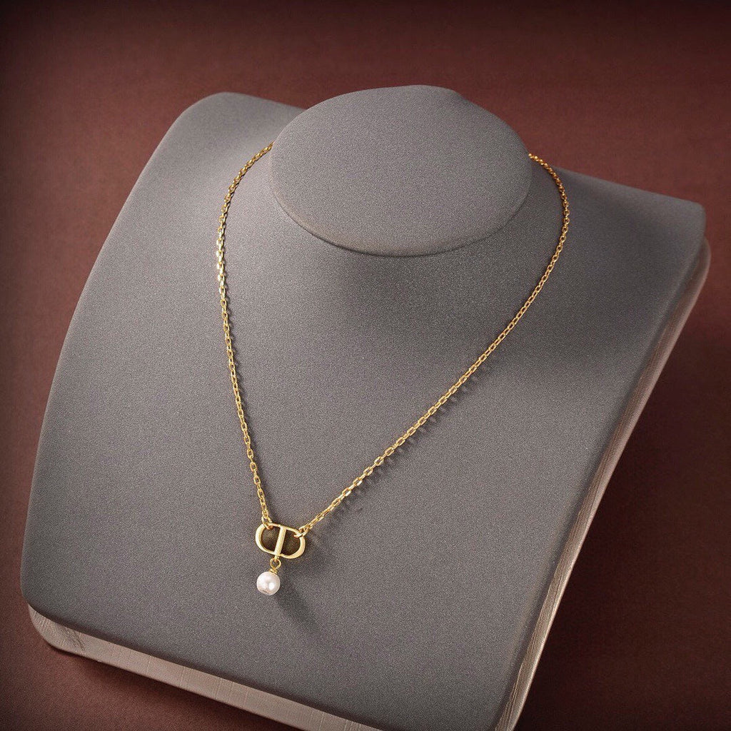 Dior Petit CD Pearl Necklace