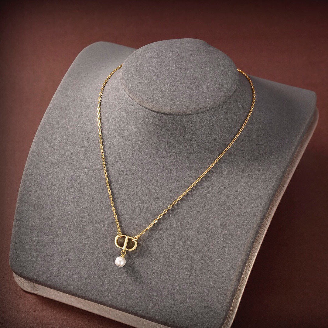 Dior Petit CD Pearl Necklace