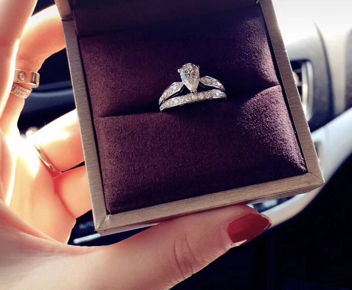 Josephine Engagement Ring - 18K White Gold