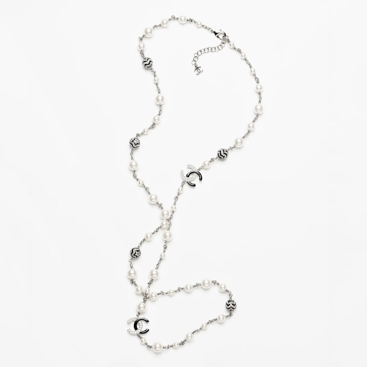 Chanel Star Pearls Long Necklace