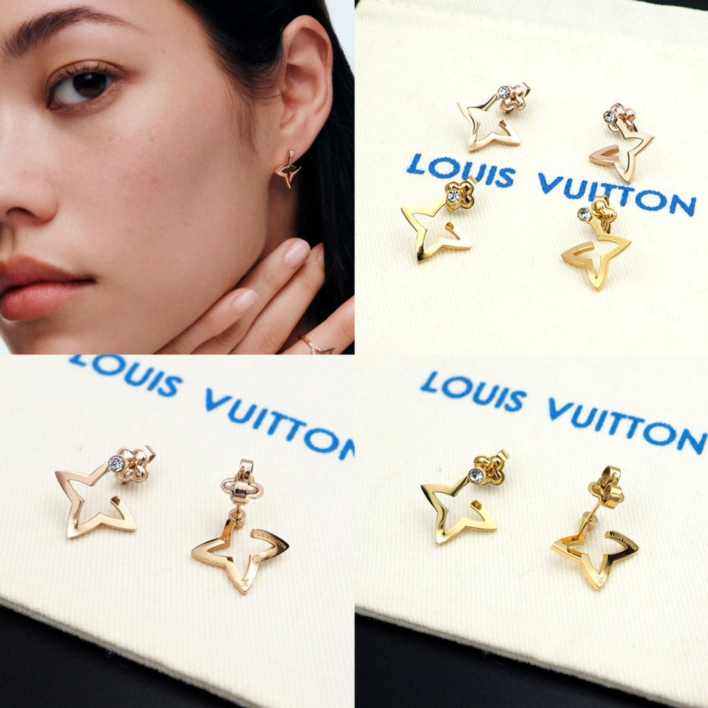 Louis Vuitton Blossom Mini Hoops Earrings - 18K Gold