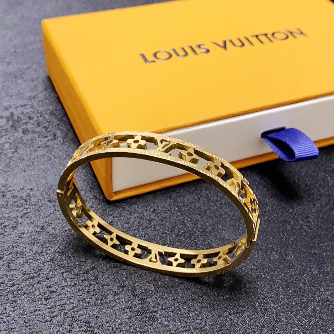 Louis Vuitton Crystal Hollow Bracelet