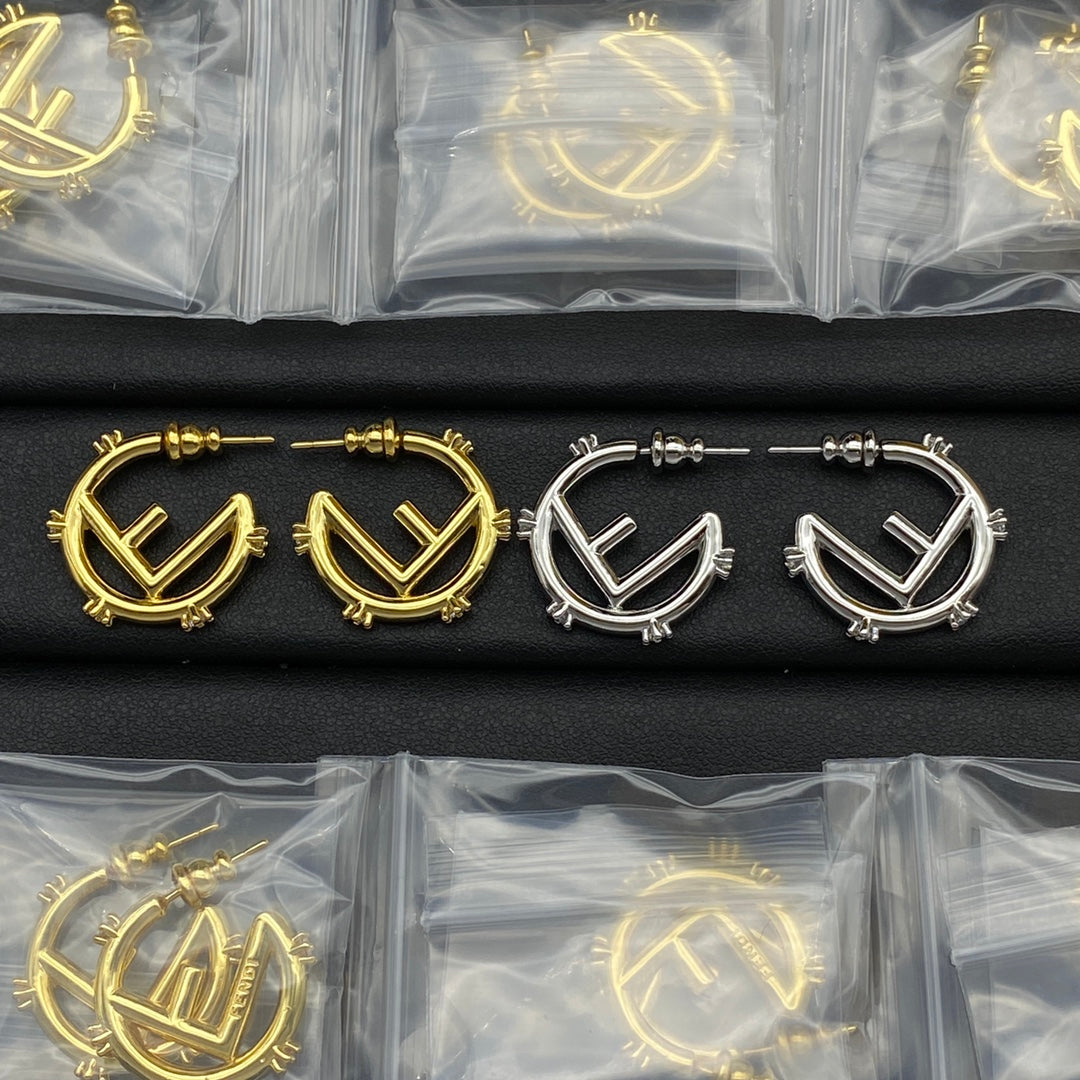 Fendi Forever Earrings - 18K Gold