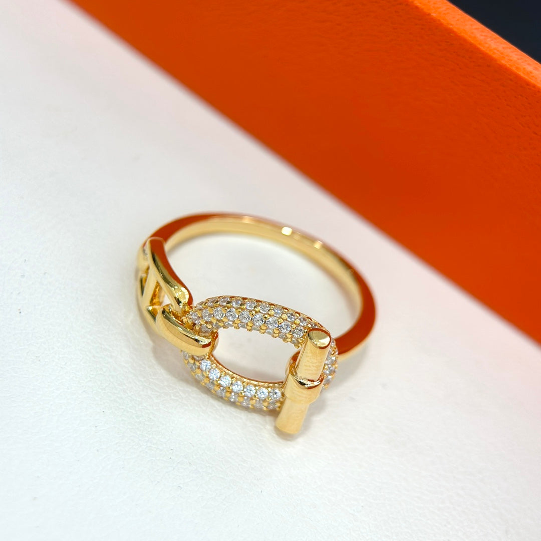 Hermes Adage Ring - 18K Gold