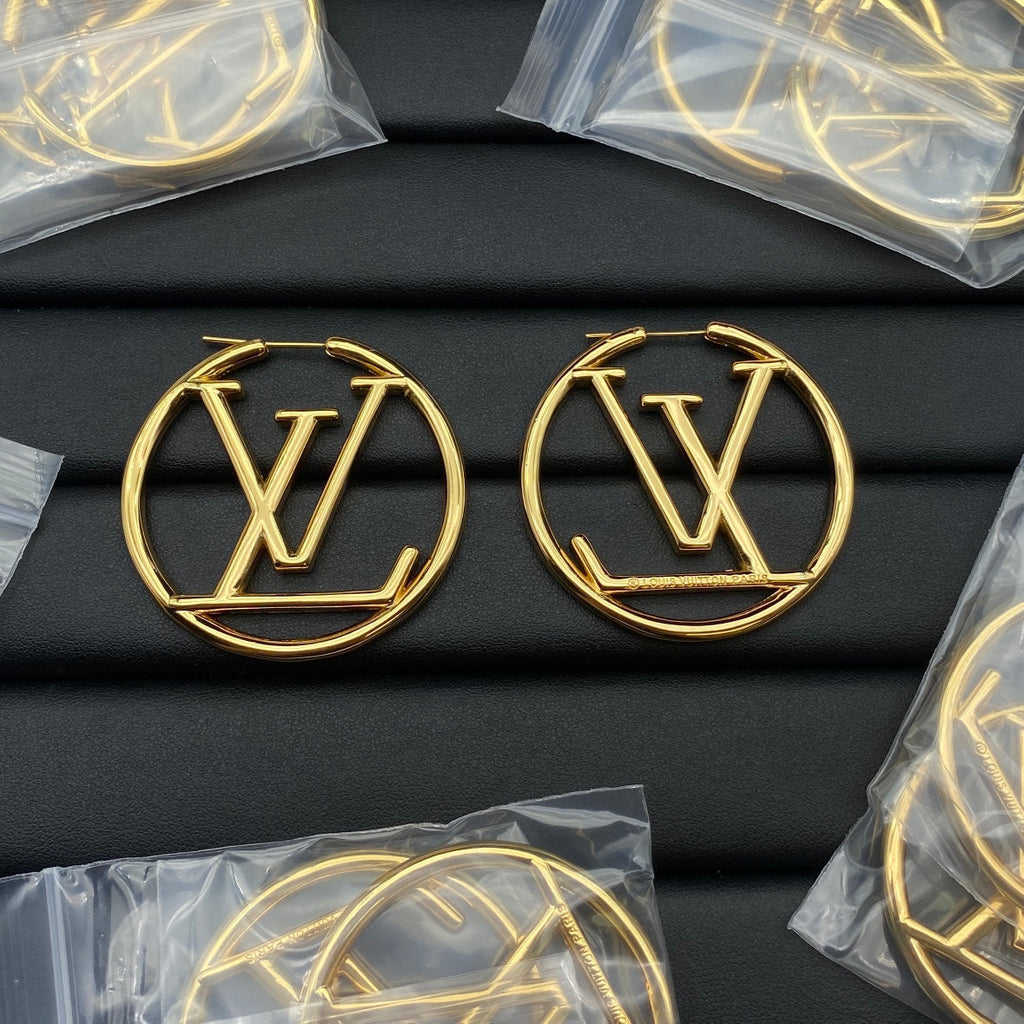 Louis Vuitton Louise Hoop Earrings - 18K Gold