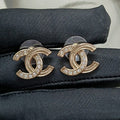 Chanel Vintage Diamond Earrings - 18K Rose Gold