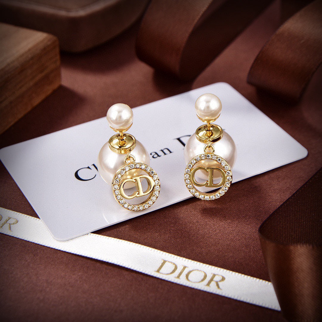Dior Tribales Pearl Earrings