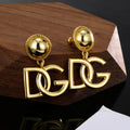 DG Earrings - 18K Yellow Gold