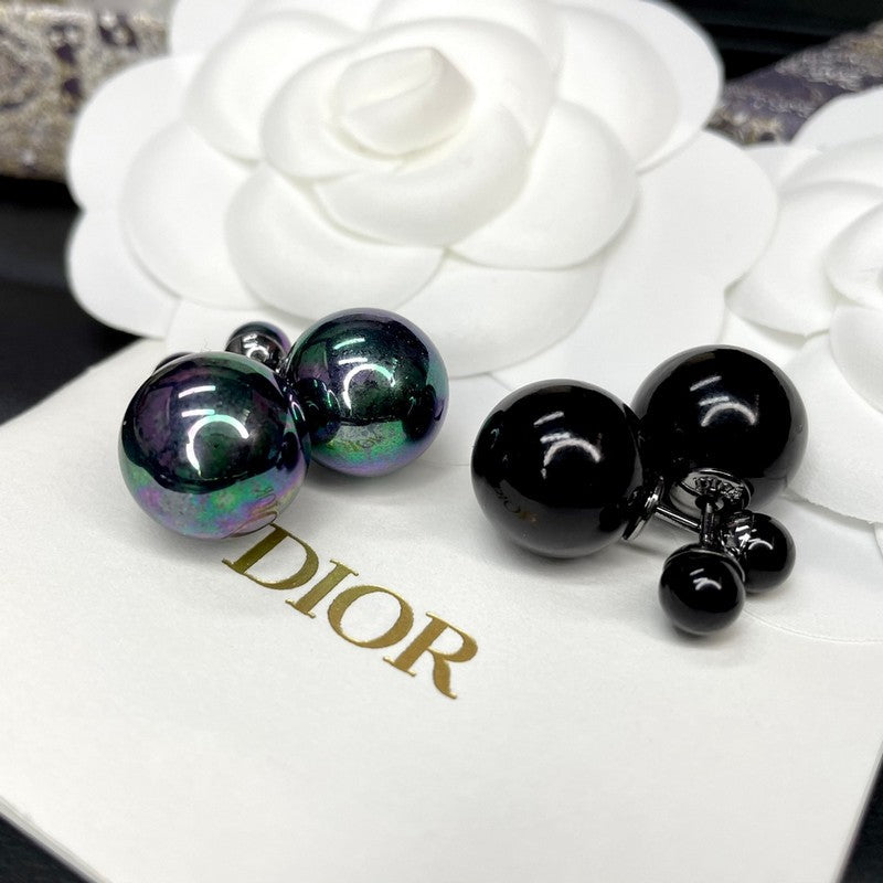 Dior Black Tribales Earrings
