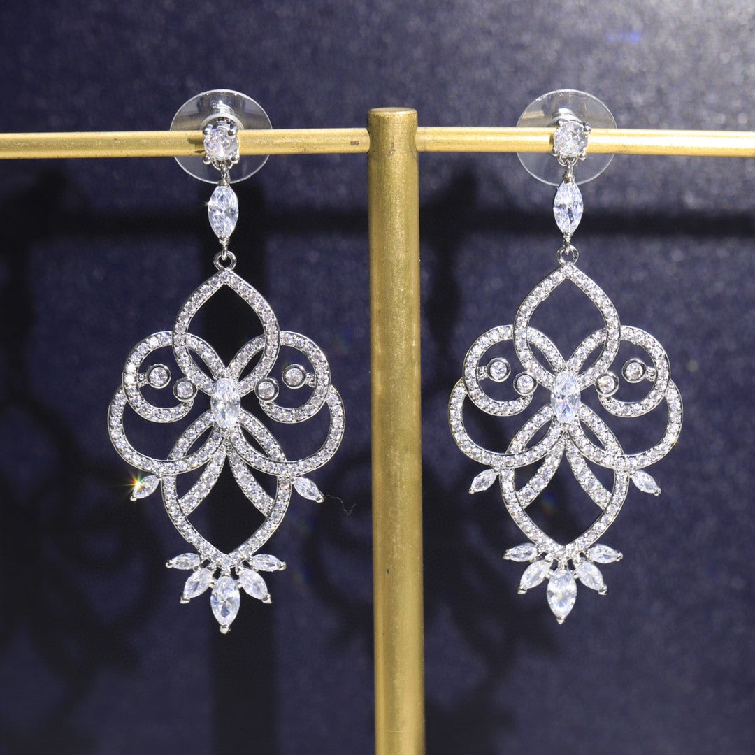 Mythical Journey Earrings - 18K White Gold