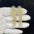 Chanel Long Tassel Earrings - 18K Yellow Gold