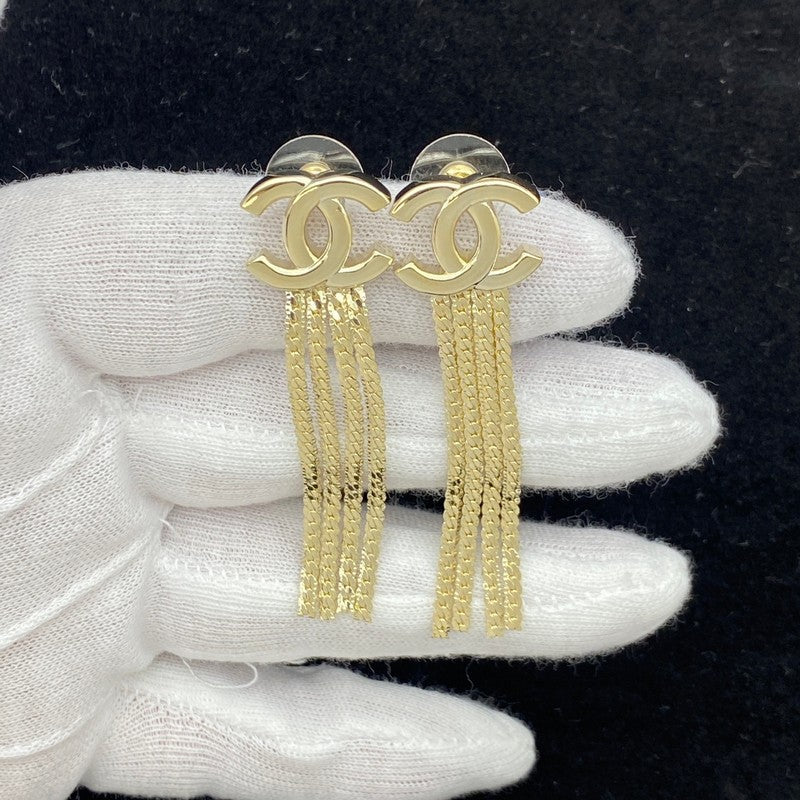 Chanel Long Tassel Earrings - 18K Yellow Gold