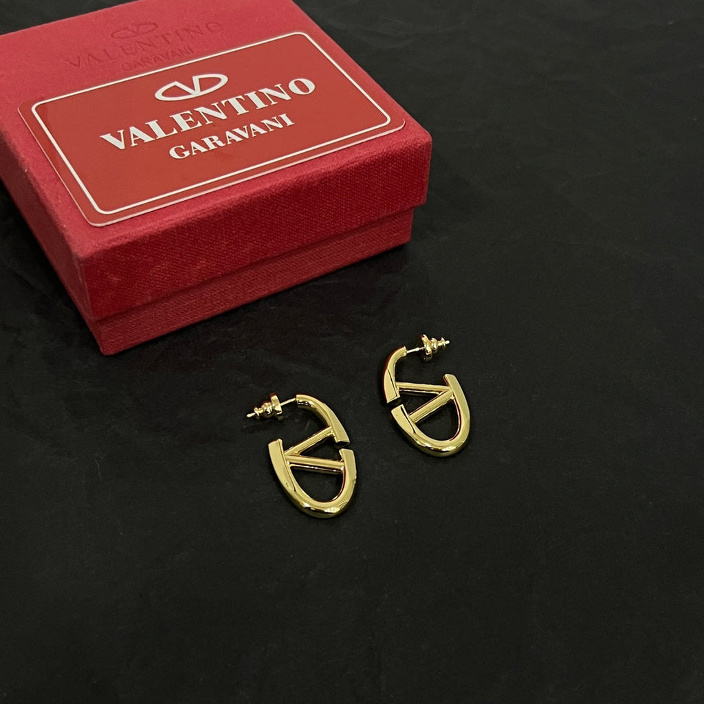 Valentino Earrings - 18K Gold
