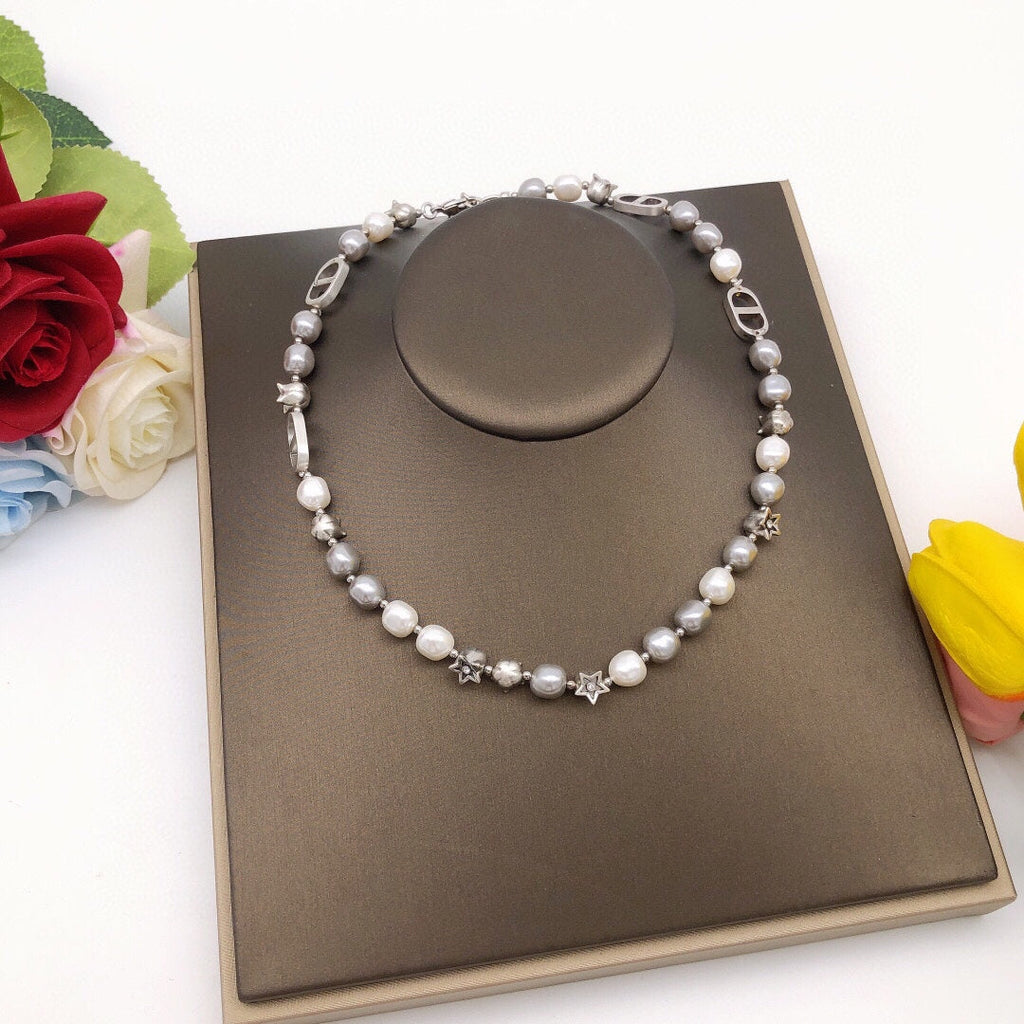 Dior Pearls And Stars Necklace