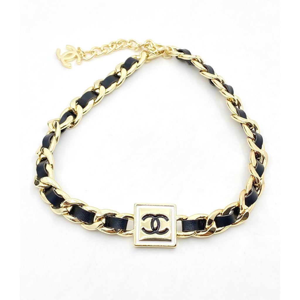 Chanel Leather Necklace
