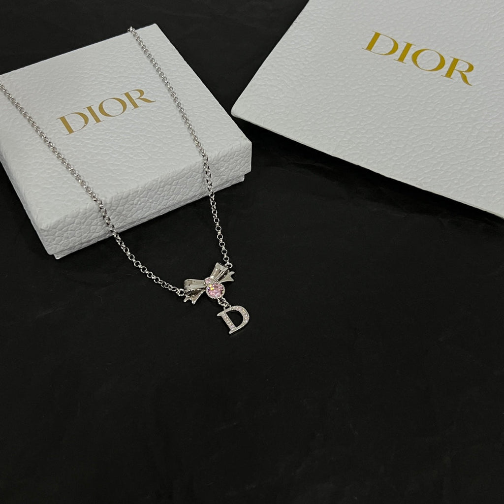Dior Bowknot Vintage Necklace