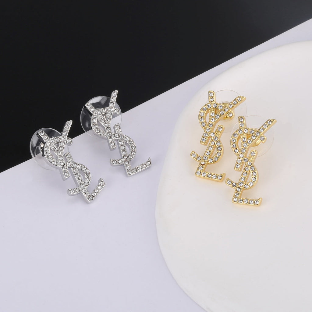 YSL Classic Crystal Brooch