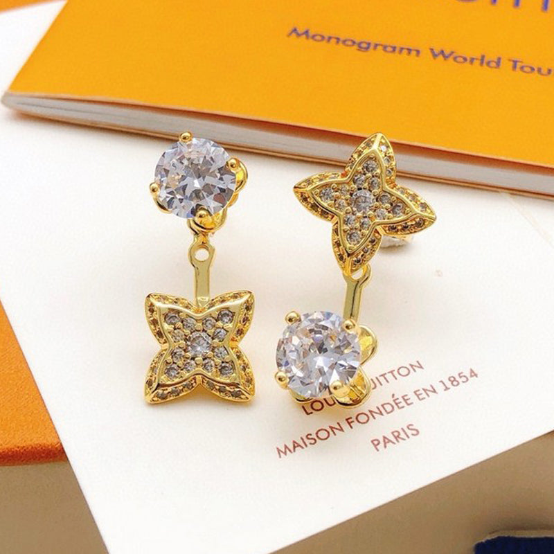 Louis Vuitton Blossom Monogram Earrings - 18K Yellow Gold