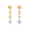 Louis Vuitton Monogram Earrings - 18K Yellow Gold