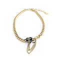 Chanel Black Choker Necklace