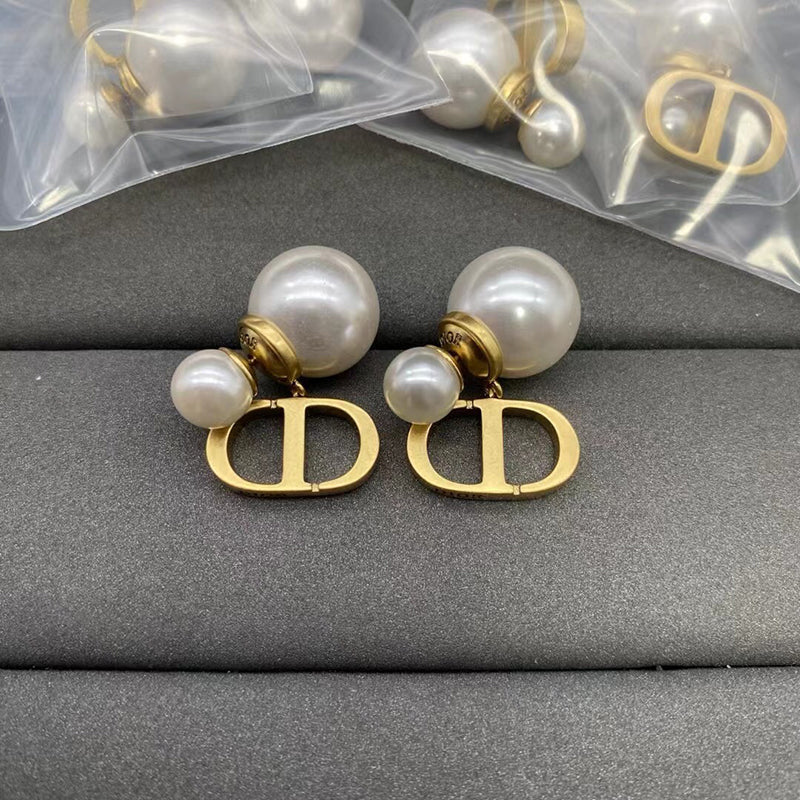 Dior Petit CD Pearl Earrings