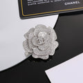 Chanel Camellia Diamond Brooch