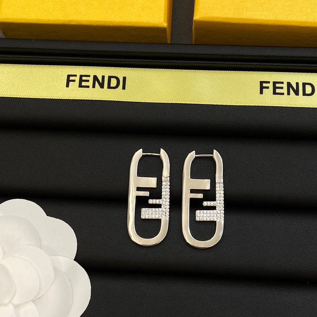 Fendi OLock Earrings - 18K Gold