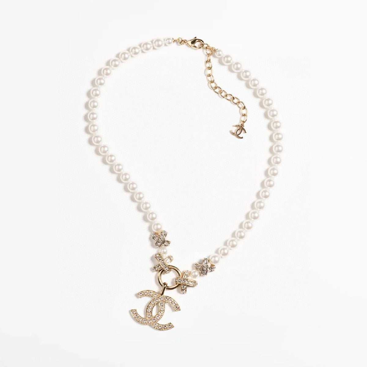 Chanel Pearls Chain Necklace