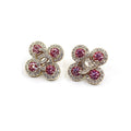Chanel Pink Diamond Earrings - 18K Yellow Gold