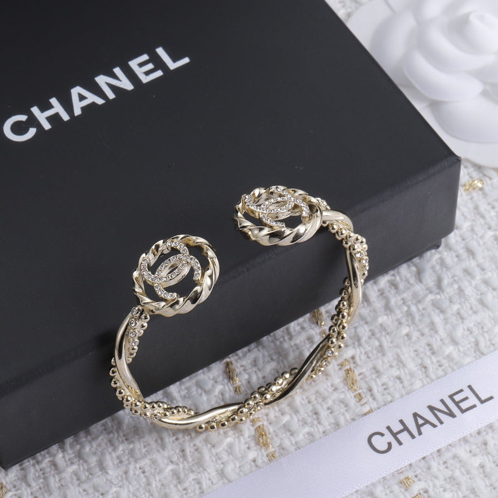 Chanel Double Open Bracelet