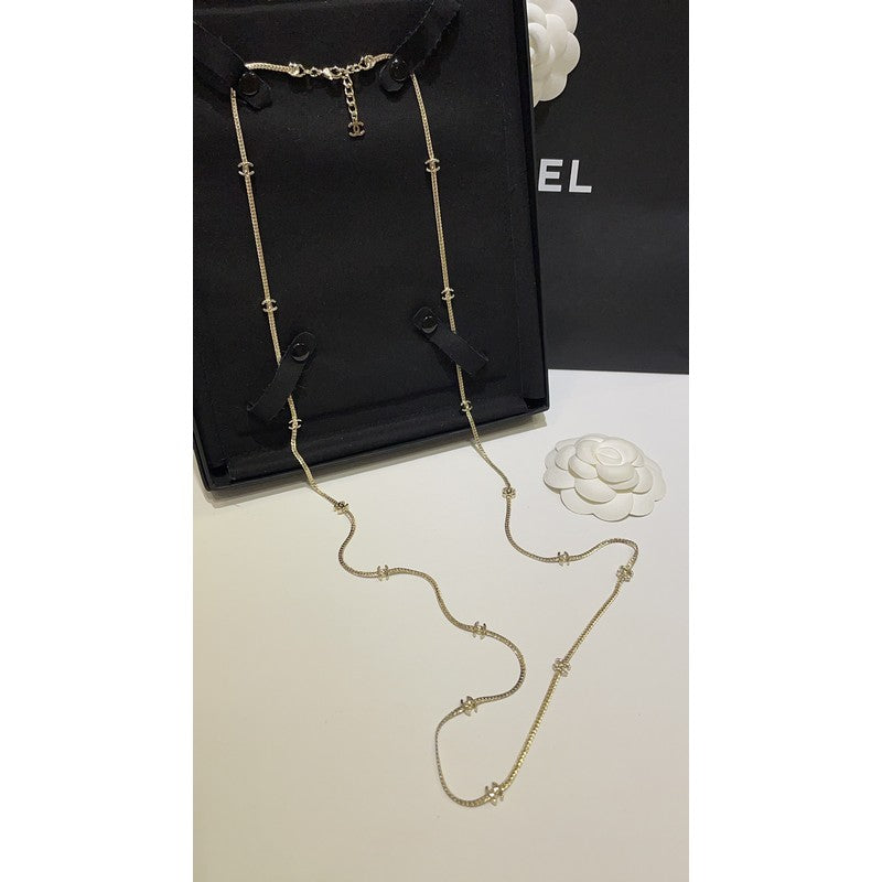 Chanel 24B Flowers Long Necklace