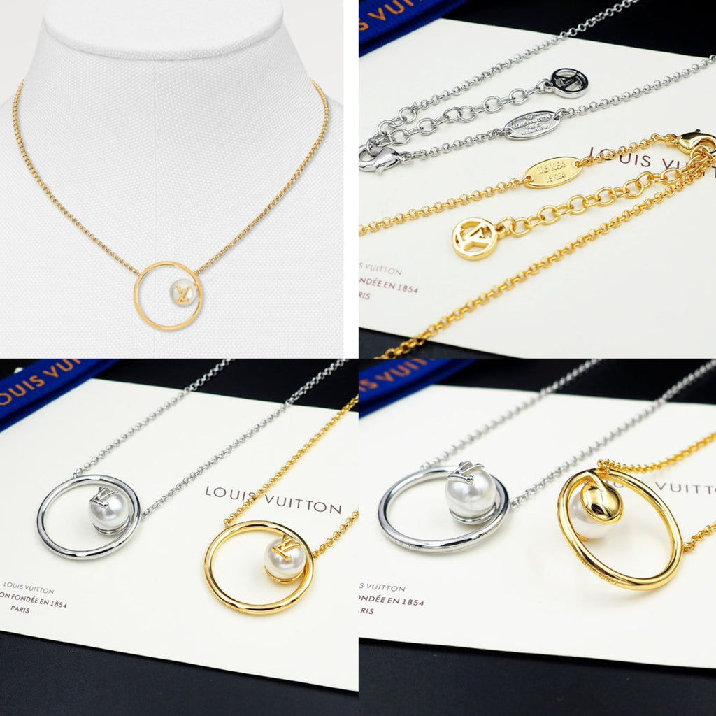 Louis Vuitton Eclipse Pearl Necklace