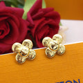 Louis Vuitton Vivienne Earrings - 18K Gold