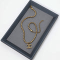 Chanel Vintage Gold Choker Necklace