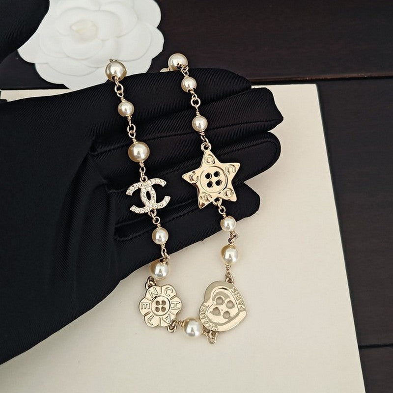 Chanel Pearl Star Necklace