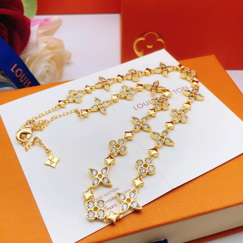 Louis Vuitton Blooming Crystal Necklace