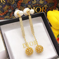 Dior Tassel Diamond Earrings