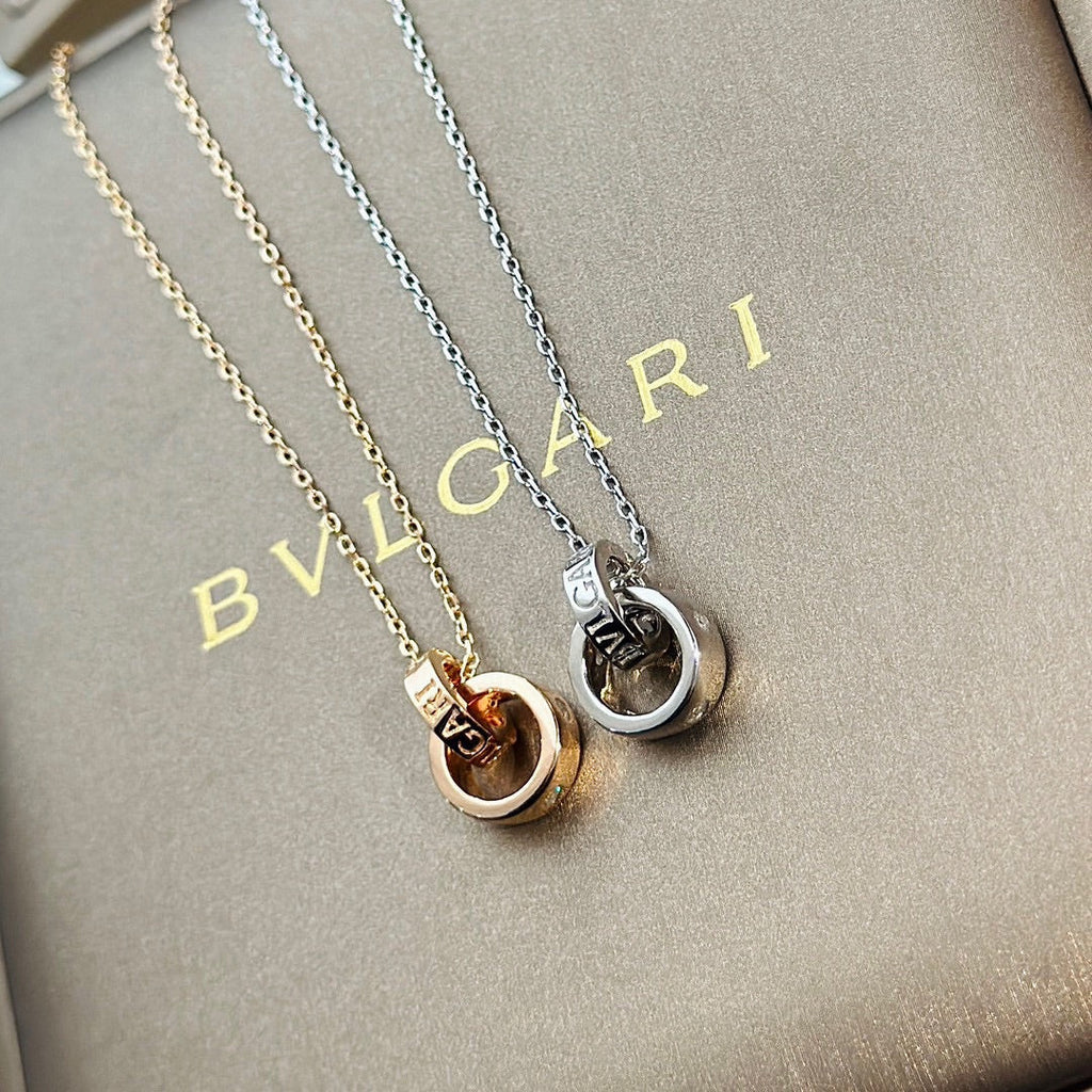 Bvlgari Two Rings Necklace - 18K Gold